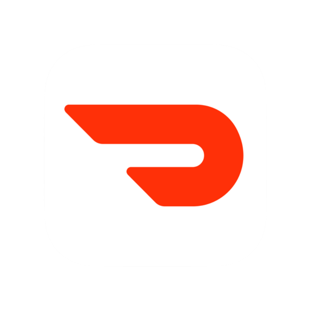 DoorDash logo icon for ordering Lebanese food online from That Lebanese Place.